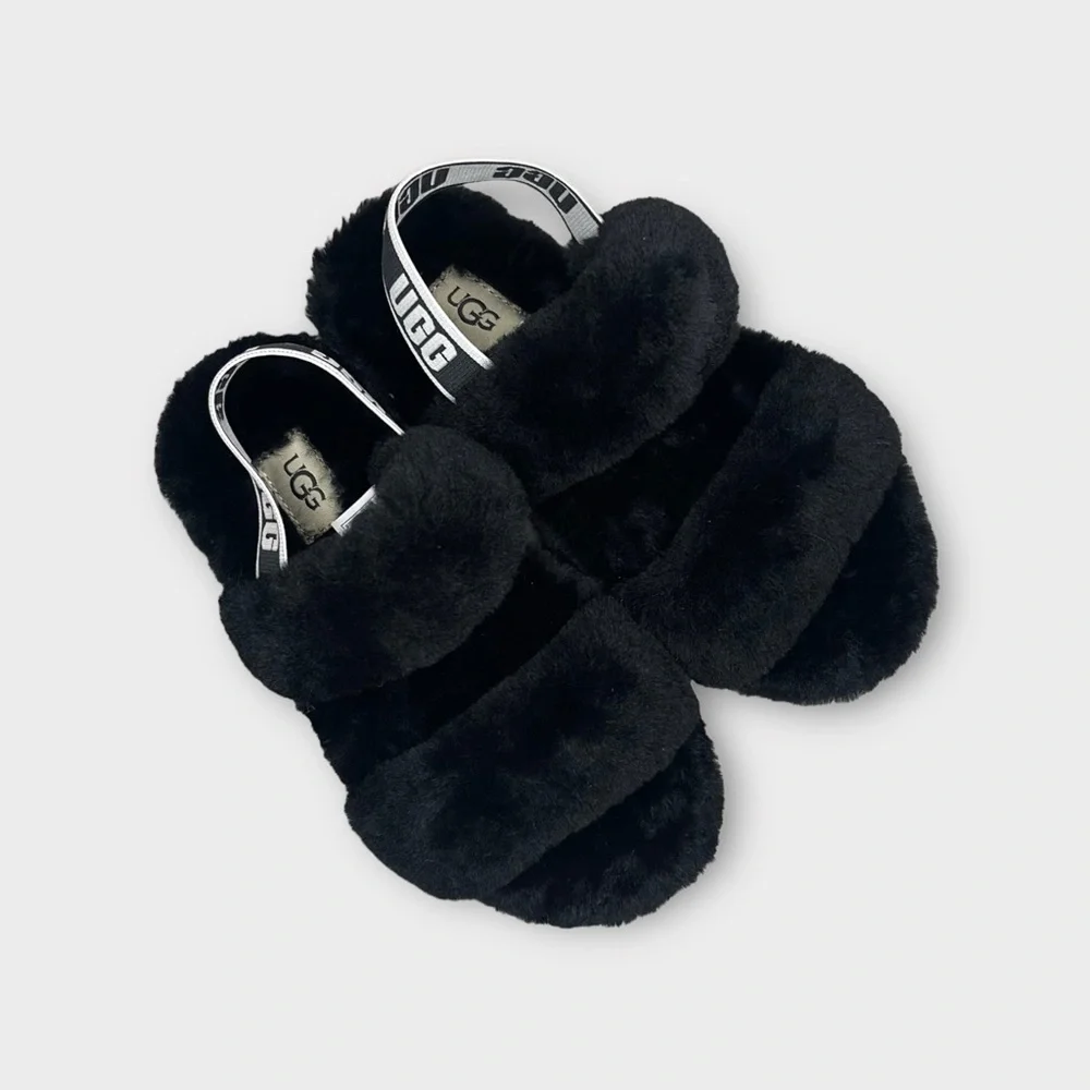 UGG black double